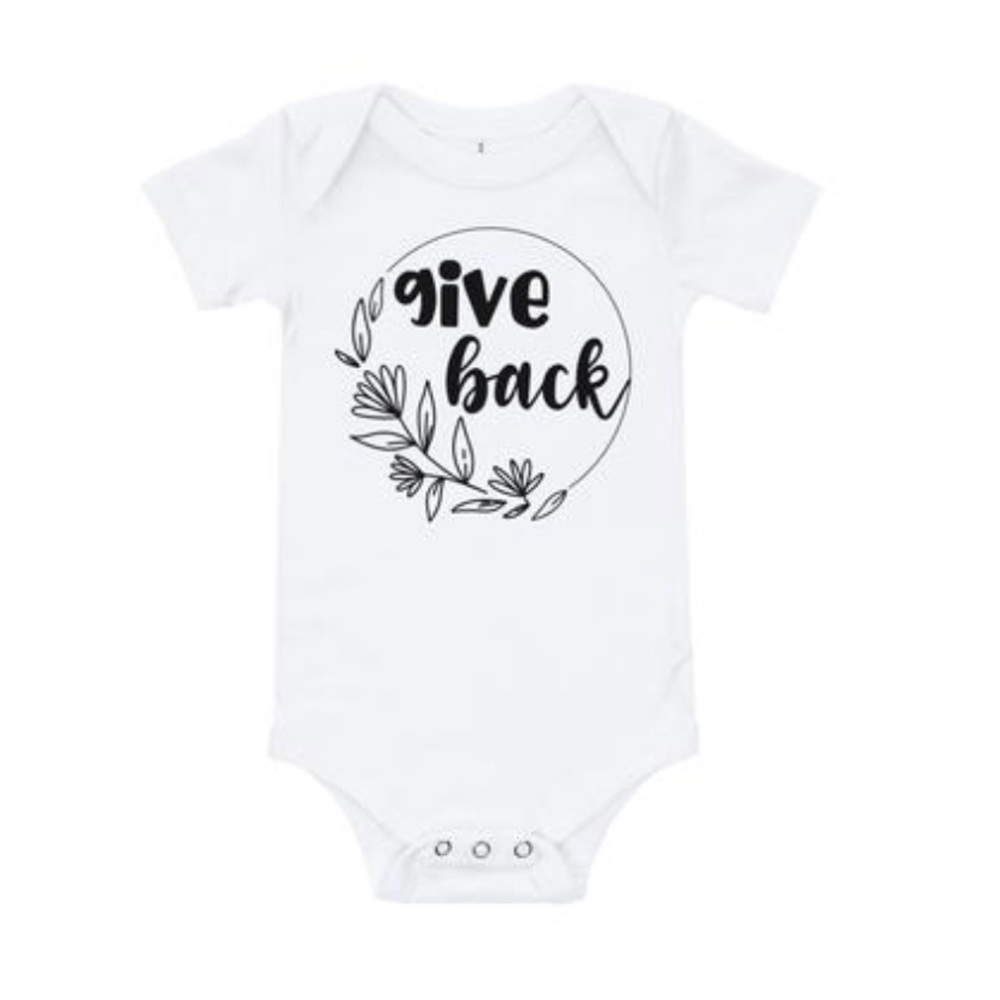 Kritter Give back baby bodysuit